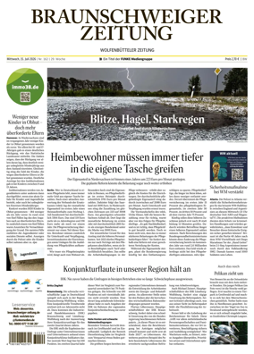 Cover of Braunschweiger Zeitung (Braunschweig)