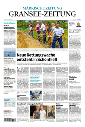 Cover of Gransee-Zeitung