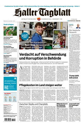 Cover of Haller Tagblatt