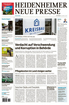 Cover of Heidenheimer Neue Presse