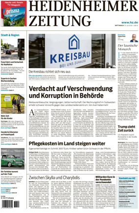 Cover of Heidenheimer Zeitung