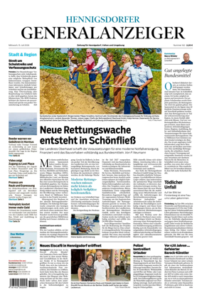 Cover of Hennigsdorfer Generalanzeiger