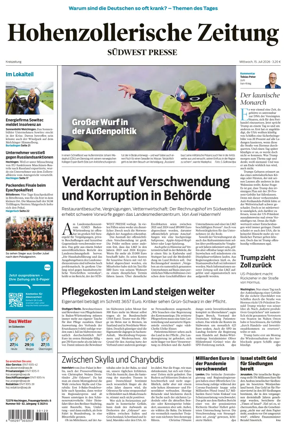 Cover of Hohenzollerische Zeitung