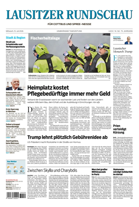 Cover of Lausitzer Rundschau