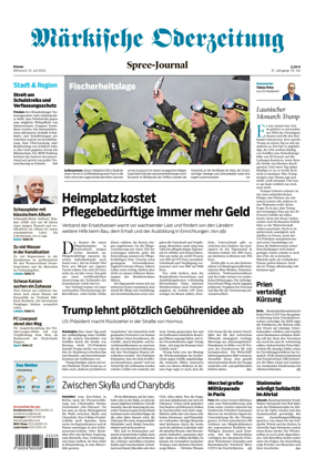 Cover of Markische Oderzeitung Erkner