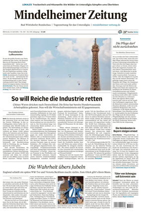 Cover of Mindelheimer Zeitung
