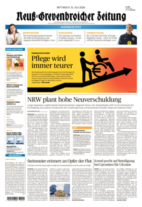Cover of Neuss-Grevenbroicher Zeitung Neuss