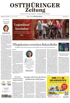Cover of Ostthuringer Zeitung (Gera)