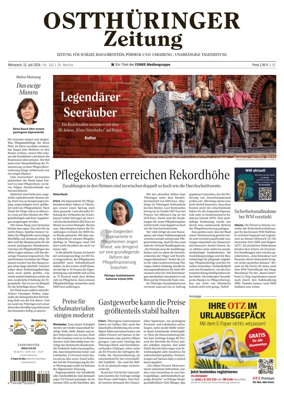 Cover of Ostthuringer Zeitung (Posneck)