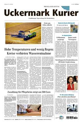 Cover of Prenzlauer Zeitung