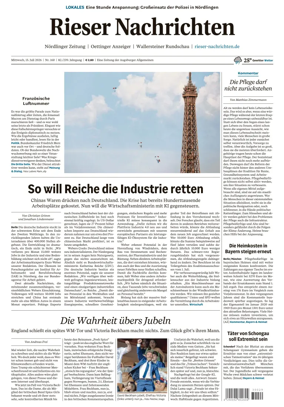 Cover of Rieser Nachrichten