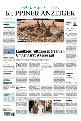 Cover of Ruppiner Anzeiger