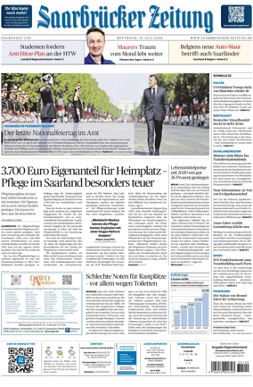 Cover of Saarbruecker Zeitung