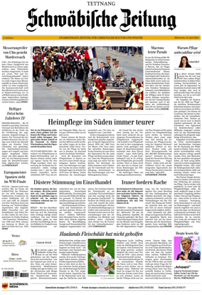 Cover of Schwabische Zeitung (Tettnang)