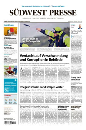 Cover of Sudwest Presse