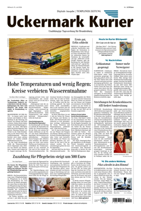 Cover of Templiner Zeitung