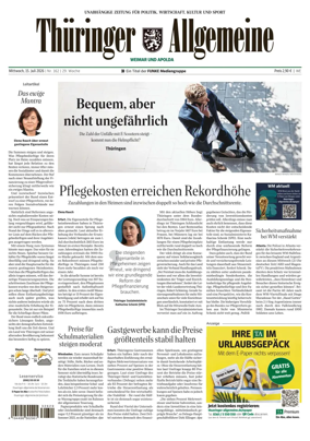 Cover of Thuringer Allgemeine (Apolda)