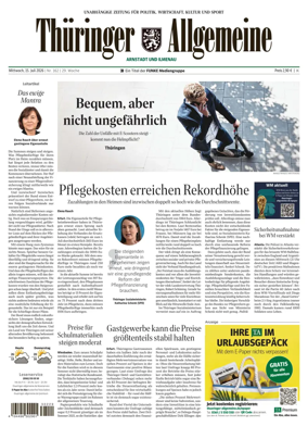Cover of Thuringer Allgemeine (Arnstadt und Ilmenauz)
