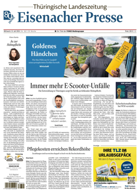 Cover of Thuringische Landeszeitung (Eisenach)