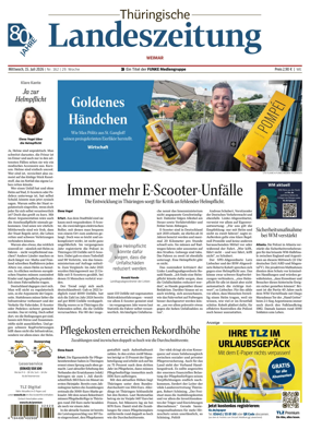 Cover of Thuringische Landeszeitung (Weimar)