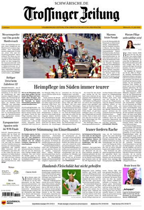 Cover of Trossinger Zeitung