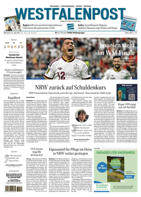 Cover of Westfalenpost (Meschede)