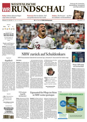Cover of Westfalische Rundschau (Ennepetal)