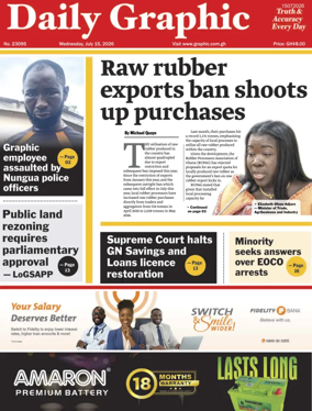 Cover of Daily Graphic