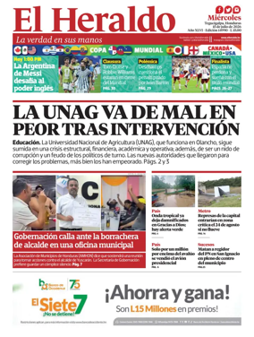 Cover of Diario El Heraldo