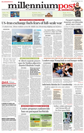 Cover of Millennium Post