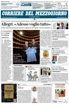 Cover of Corriere del Mezzogiorno (Campania)