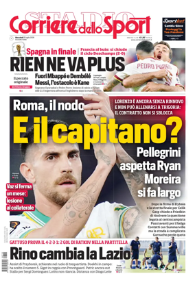 Cover of Corriere dello Sport (Lazio)