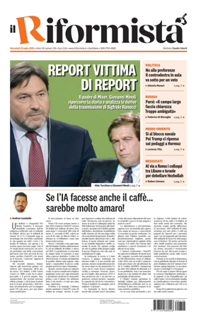Cover of Il Riformista (Italy)