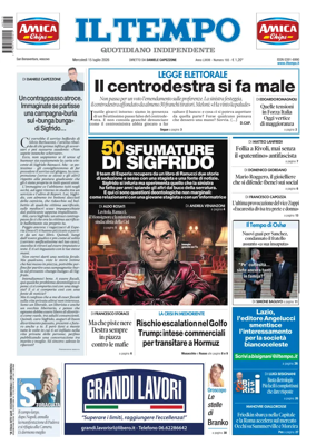 Cover of Il Tempo (Nazionale)