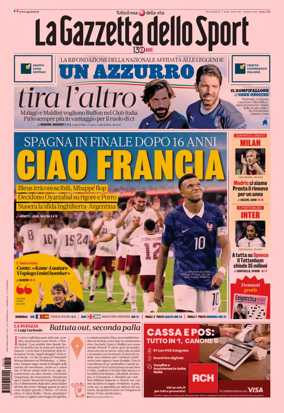 Cover of La Gazzetta dello Sport - Napoli