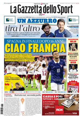 Cover of La Gazzetta dello Sport - Roma