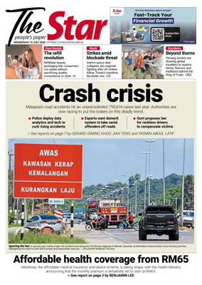 Cover of The Star Malaysia