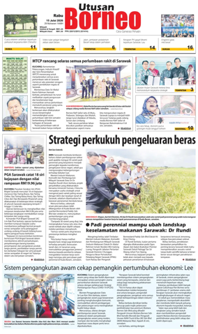Cover of Utusan Borneo (Sarawak)