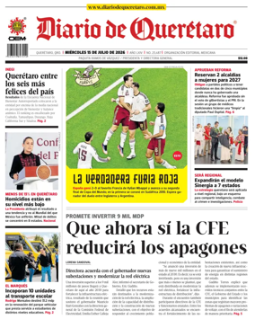 Cover of Diario de Queretaro