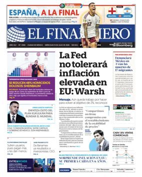 Cover of El Financiero