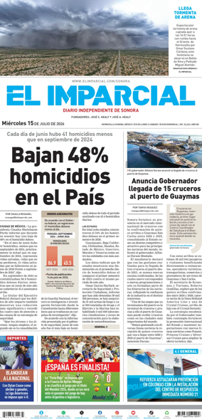 Cover of El Imparcial