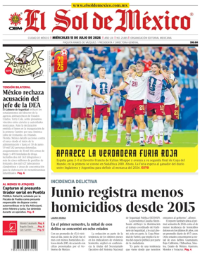 Cover of El Sol de Mexico