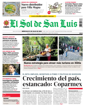 Cover of El Sol de San Luis Potosi