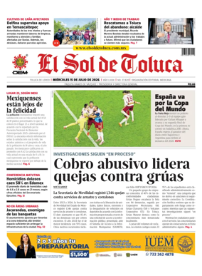 Cover of El Sol de Toluca