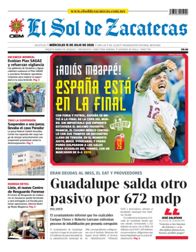 Cover of El Sol de Zacatecas