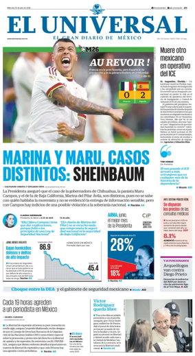Cover of El Universal