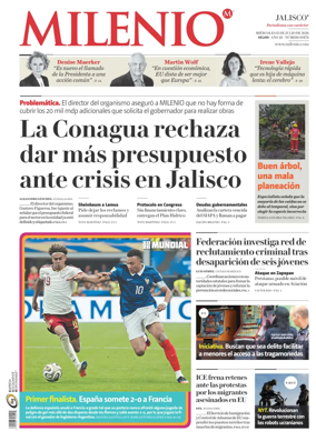 Cover of Milenio Jalisco