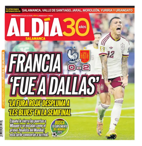 Cover of Periodico Al Dia (Salamanca)