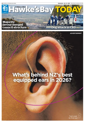 Cover of Hawke's Bay Today