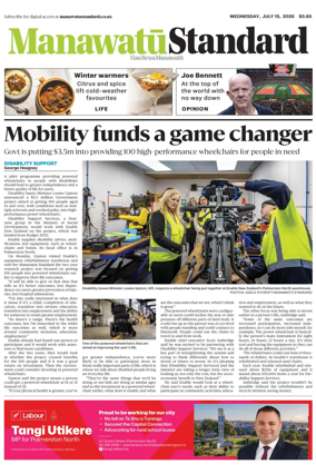 Cover of Manawatu Standard